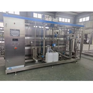 Farms PLC 1000L/H to 10000L/H Small Particles Drinks Aseptic Tubular Sterilizer