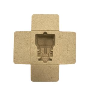 Ecofriendly Molded Pulp Containers Dry Press Technique Waterproof