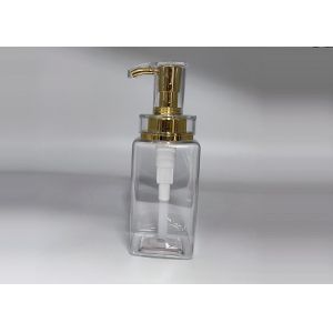 Hot Stamping 450ml Empty Foam Bottle With Gold Silver Pump