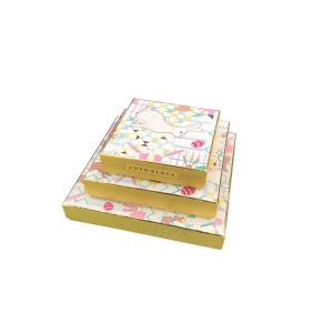 Buy cheap Square Cardboard Chocolate Gift Boxes Packaging With Tray / Rabbits Pattern from wholesalers