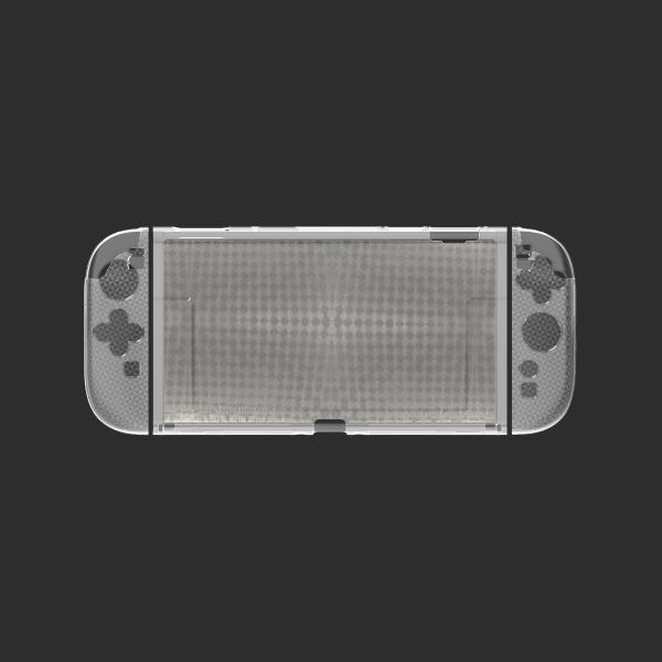 Diamond Pattern Design Split TPU Joy-Con Middle Frame Protective Case Kit for