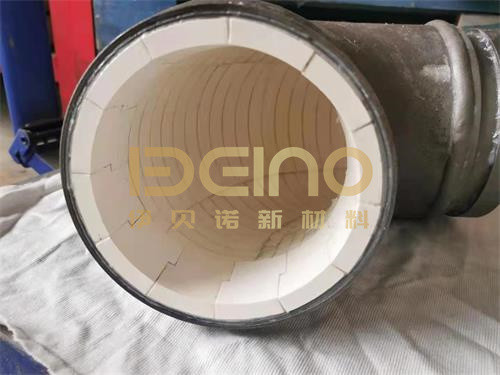 Quality Zirconium Aluminum Concrete Pump Pipeline Seamless Wear Resisting Pump Elbow for sale