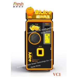 Buy cheap new testing equipment pure juice Fresh fruit orange Squeezing Automatic Beverage Vending Machine with sealing system from wholesalers