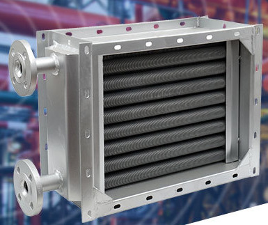 Quality Titanium Fin Type Coil Water To Air Heat Exchanger for Dry cooler, Evaproator, Condenser for sale