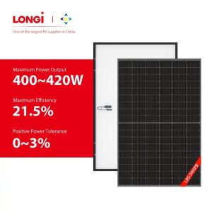 Buy cheap Longi Photovoltaic Mono Solar Panel Module Lr5-54hpb Hi-Mo 5m All Black 400w 405w 410w 415w from wholesalers