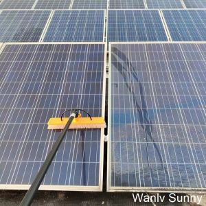 Buy cheap Solar Panel Cleaning Brush WLS-2-4 with Water/Dry Wash and 4.8 M Water Fed Telescopic Pole from wholesalers