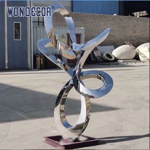 Buy cheap Large stainless steel abstract sculptures suitable for park squares from wholesalers