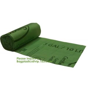 cornstarch made 100% biodegradable compostable custom printed t-shirt plastic