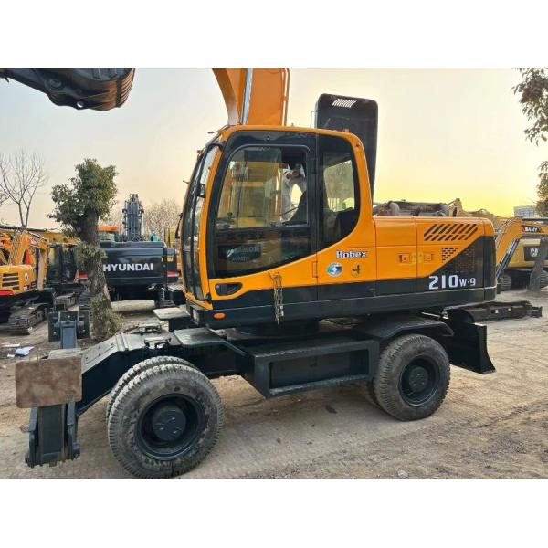 Korea Used Hyundai Excavator for sale Second Hand R210w-9 Wheel 21950KW 21 Ton