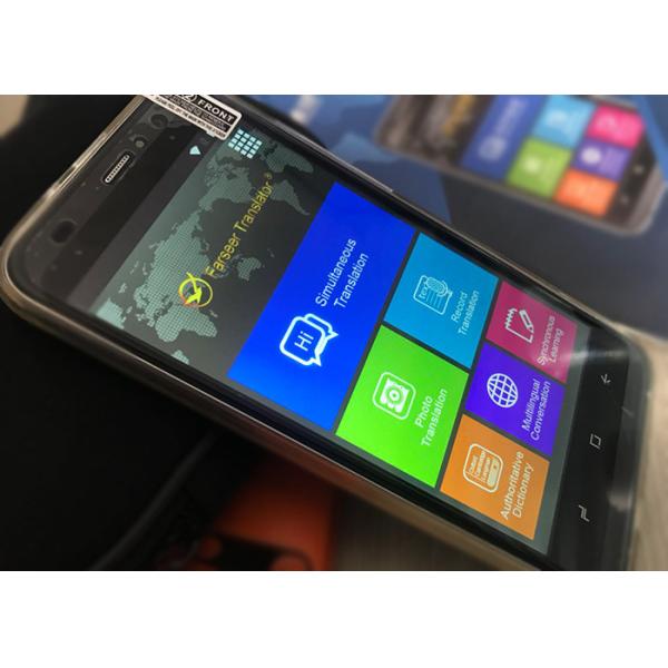 Quality Dark Grey Portable Voice Translator English To Chinese With Online Dialect Recognition for sale