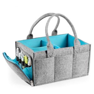 Buy cheap Picnic Equipment Felt  Polyester Diaper Caddy Tote Bag from wholesalers