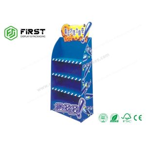 Buy cheap Foldable Corrugated Cardboard Floor Shelf Display For Custom Printing POP Cartons from wholesalers