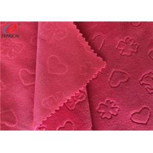 Embossed Minky Plush Fabric Super Soft Baby Blanket Using 100% Polyester