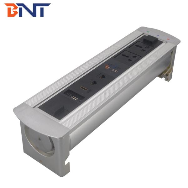 Quality Office power data solution hidden desktop power socket with usb charger for sale