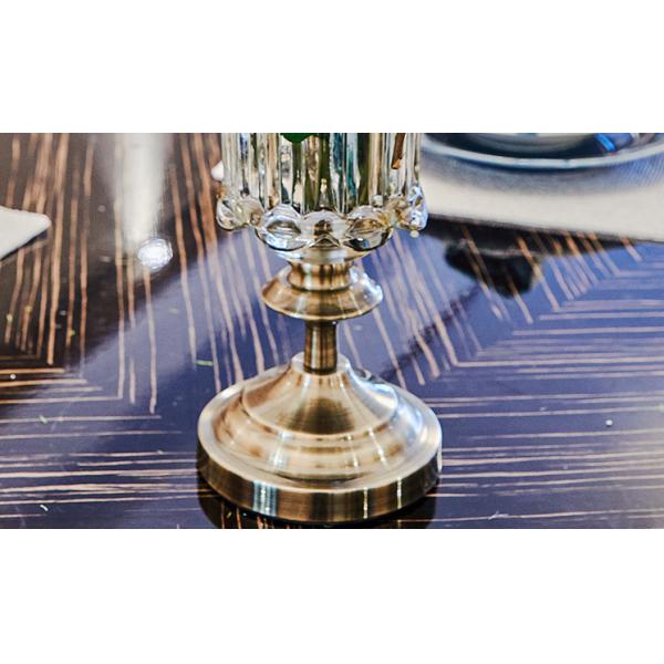 Classical Crystal Glass Transparent Vase Flower Display Glass Vase