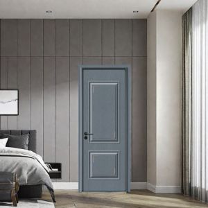 Wood Plastic Hall Door Durable And High Sound Insulation For Contemporary Home