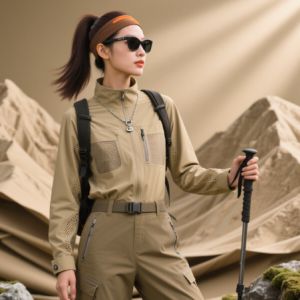 Buy cheap 300D Hiking Fabric 200GSM Polyester And Spandex Fabric Comfortable , Wear Resistant And Easy To Care For from wholesalers
