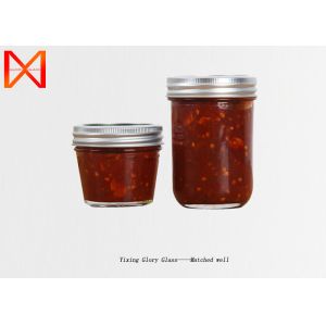 China Metal Cap Pepper Sauce Bottles Smooth Beautiful Appearance Environment Friendly on sale