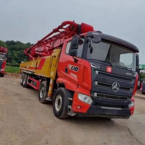 Buy cheap Cylinder Type 60m Concrete Pump Beton Pump Hydraulic Machining Process Concrete Mixer from wholesalers