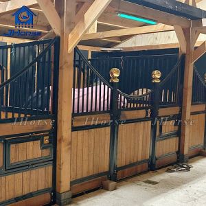 Buy cheap Custom Horse Stable Stall Panels With Bamboo Infill Easy Assembly Portable Corral Fencing System from wholesalers