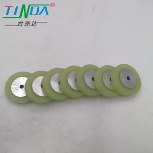Buy cheap Customized Specifications Rubberized Roller Wheel with Smooth Surface from wholesalers