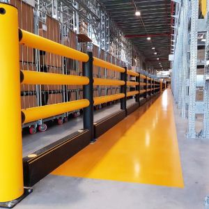 Buy cheap B35 MD Anti-Collision Guardrails Warehouse Safety Barrier Traffic Guardrails from wholesalers