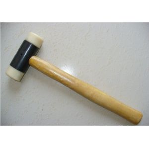 Buy cheap High quality nylon hammers with wooden handle from wholesalers