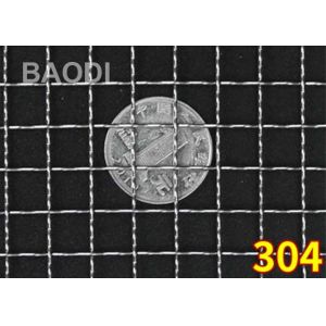 China 316L 2 Crimped Wire Screen Galvanized Weaving Double Iron on sale