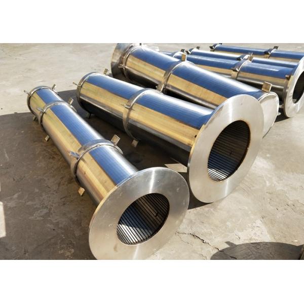 Quality Durable Wedge Wire Mesh , Non Clogging Wedge Wire Screen Cylinders for sale