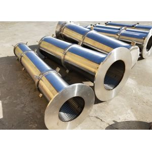 Buy cheap Durable Wedge Wire Mesh , Non Clogging Wedge Wire Screen Cylinders from wholesalers