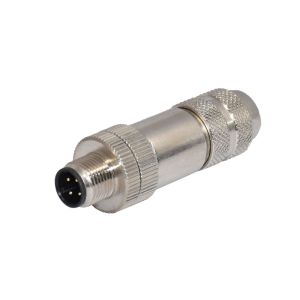 Buy cheap AWG24 M12 Straight Metal Waterproof Connector CuZn PA Rectangular from wholesalers