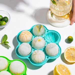 Buy cheap Ice Ball Maker, TINANA Reusable 2.5 Inch Ice Cube Trays, Easy Release Silicone Round Ice Sphere Tray With Lids & Funnel For Whiskey, Cocktails & from wholesalers