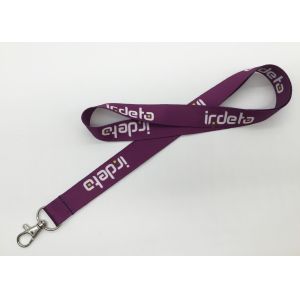 China Custom sublimated  polyester lanyards with different letters with lobster clips on sale