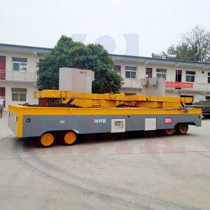 Buy cheap Battery 50T Load Transfer Trolley Trackless Transfer Platform product