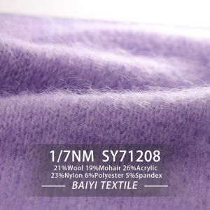 Buy cheap Moistureproof Chunky Mohair Yarn Wool 1/7NM Practical Multipurpose from wholesalers