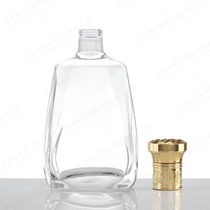 Buy cheap Decal Surface Handling 750ml Glass Liquor Bottle for Spirits Gin Whisky Vodka Tequila from wholesalers