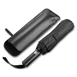 Buy cheap 12 Panels Business Pongee Cover Three Fold Umbrella Automatic from wholesalers