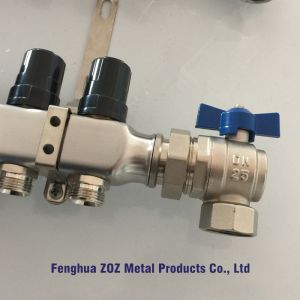 1" Angle Ball Valve For Manifolds , Floor Manifold Angle Union Ball Valves,