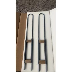 Buy cheap Customizable 1800 degree MoSi2 muffle furnace heating element from wholesalers