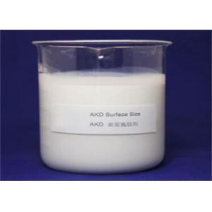 Buy cheap 2-4pH White Papermaking Chemicals AKD Surface Sizing Agent Electropositive from wholesalers