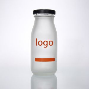 Buy cheap 500ml Clear Juice Bottle Airtight Glass Juice Containers Decal Printing from wholesalers