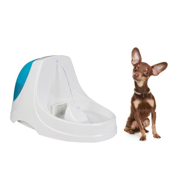Quality Ultra Quiet Pet Drinking Water Fountain Transparent ABS 38x25x22 CM for sale