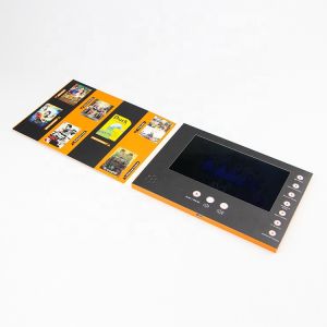 Buy cheap Video Lcd Book Advertising Promotion Video Brochure Card 7 Inch In Print Lcd Screen Book Digital Catalogue from wholesalers