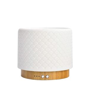 Buy cheap 280ml Bamboo and Ceramic Ultrasonic Electronic Diffuser for Natural Aroma Experience product