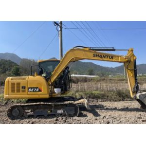 Used Shantui 7.5 Ton Hydraulic Crawler Excavator