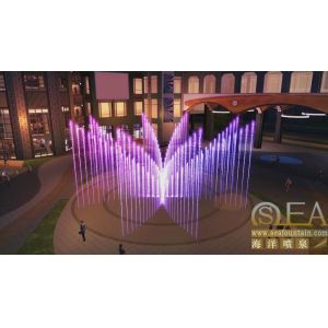 Buy cheap Custom Made Floor Fountains With Beautiful Video Stainless from wholesalers