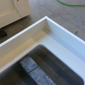 Engineered Kitchen Countertops White Quartz Countertop Slabs 3200mm*1600mm