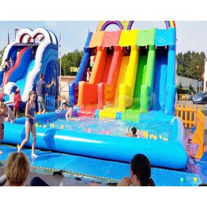 Buy cheap Commercial Kids Inflatable Water Slide Playground Jumping Bouncer from wholesalers