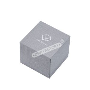 Buy cheap Fabric Covered Custom Necklace Packaging Box With Suede Insert from wholesalers