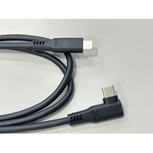 USB Type-C to Type-C Right Angle Connector Cable, 60W PD Fast Charging & Data